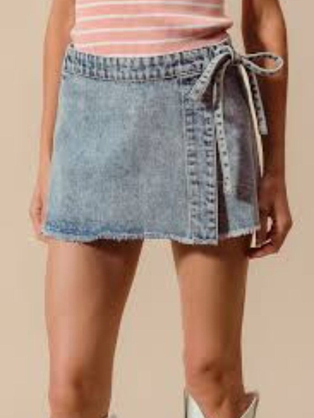 Rewash Classic Blue Denim Skort Size 5 Juniors